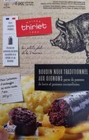 चीनी की मात्रा Boudin noir traditionnel aux oignons