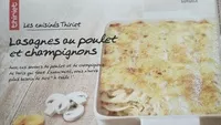 Lasagnes poulet champignons