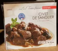 Cantidad de azúcar en Civet de sanglier à la vigneronne