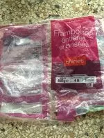 Количество сахара в Framboises entières et brisées