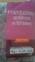 Количество сахара в Framboises entières et brisées