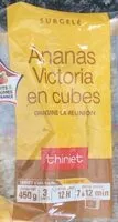 चीनी की मात्रा Ananas Victoria en cubes