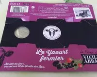 入っている砂糖の量 Le yaourt fermier