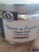 入っている砂糖の量 Terrine de canard au magret fumé & poivre vert