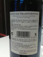 Sugar and nutrients in Veuve banyuls