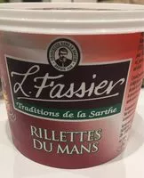 Sucre et nutriments contenus dans L-fassier