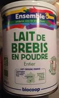 Zuckermenge drin Lait de brebis en poudre, entier