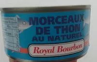 Sokerin määrä sisällä Morceaux de thon au naturel