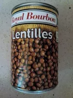 Sokerin määrä sisällä Lentilles