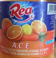 Quantité de sucre dans A.C.E