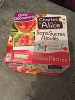 Количество сахара в Purée de pommes pêches sans sucres ajoutés