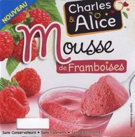 Zuckermenge drin Mousse de Framboises