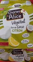 Zuckermenge drin Végétal lait de coco Citron