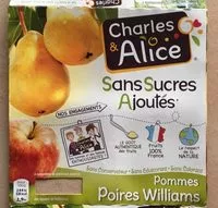 Zuckermenge drin Pommes Poires Williams (sans sucre ajouté)