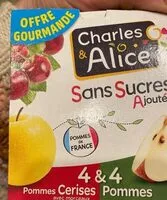 Zuckermenge drin Compote de pomme / Compote Pomme-Cerise