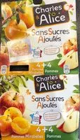 Zuckermenge drin Dessert fruitier Charles&Alice pomme/mirabelle s/sucre