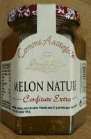 入っている砂糖の量 Confiture melon nature