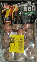 Zuckermenge drin Mini diots bbq nature et herbes