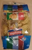 Sucre et nutriments contenus dans Pasta sagitaire