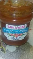 入っている砂糖の量 Confiture allégée églantine/vanille