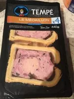 Suhkru kogus sees Paté en croute médaillon