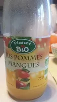 Amount of sugar in Jus de pommes mangues 