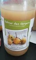 Quantité de sucre dans Nectar de Poires