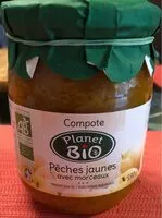 Amount of sugar in Compote de Pêches jaunes avec morceaux