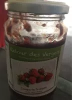 Quantité de sucre dans Compote fraises