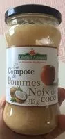 Compotes pommes noix de coco