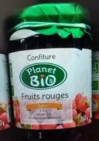 Amount of sugar in Confiture fruits rouges