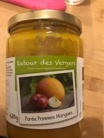 Quantité de sucre dans Puree pommes mangues