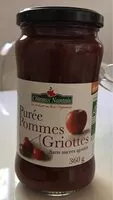 Compotes pommes griottes