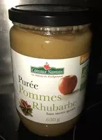 चीनी की मात्रा Purée Pommes Rhubarbe