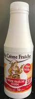 Sucre et nutriments contenus dans Ma creme fraiche