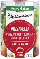 Cantidad de azúcar en SALAD'JAR - La Méditéranéenne - Mozzarella, pâtes, poivrons, tomates, graines de courge, sauce balsamique