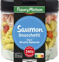 含糖量 Saumon & gnocchetti, sauce ricotta épinards