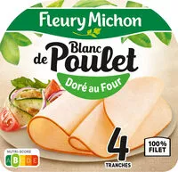 İçindeki şeker miktarı Blanc de poulet doré au four