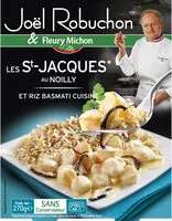 Sokerin määrä sisällä Les St-Jacques* au Noilly & Riz Basmati Cuisiné