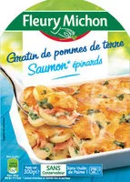 Suhkru kogus sees Gratin de pommes de terre saumon* épinards