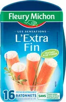 Quantité de sucre dans L'Extra Fin - 16 bâtonnets