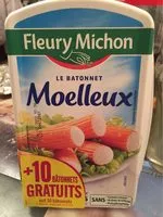 Jumlah gula yang masuk Bâtonnets Surimi Moelleux