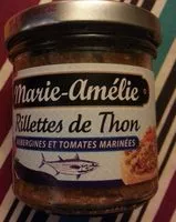 Jumlah gula yang masuk Rillettes de Thon Aubergines et Tomates Marinées