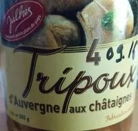 入っている砂糖の量 Tripoux d'Auvergne aux châtaignes
