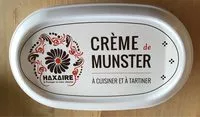 Quantité de sucre dans Crème de Munster