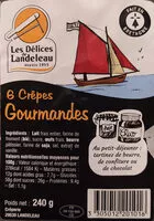 Количество сахара в 6 Crêpes Gourmandes
