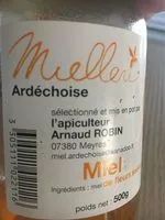 Quantité de sucre dans Miel de Fleurs