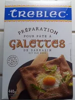 Amount of sugar in Préparation pour pâte à galettes de sarrasin