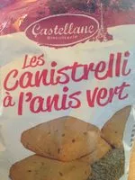 Sucre et nutriments contenus dans Biscuiterie castellane