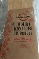 Sucre et nutriments contenus dans Castellane biscuiterie